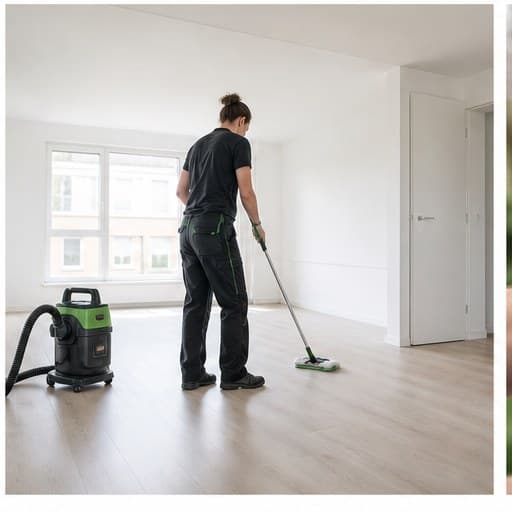 Schoonmaak van een woning