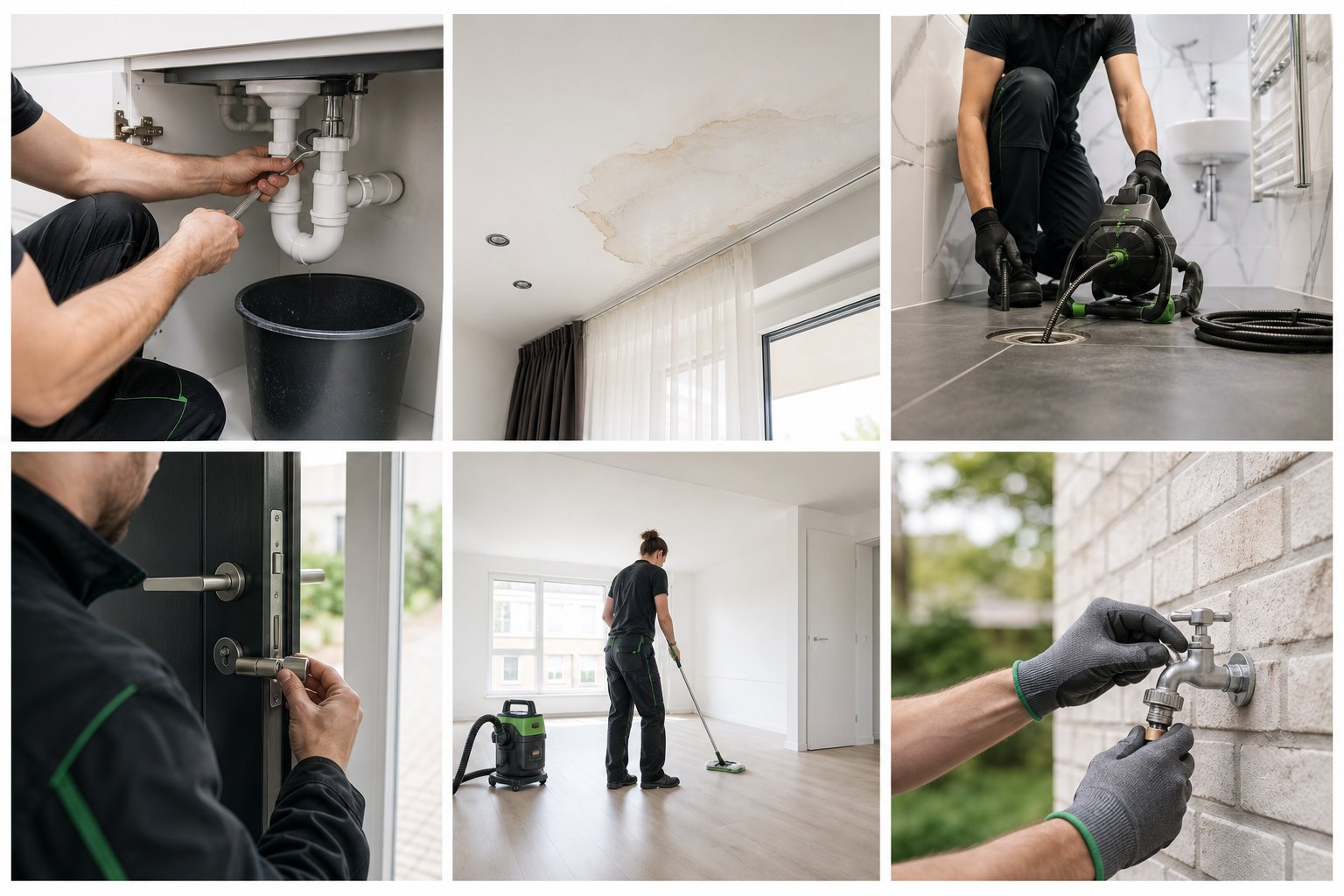 Klustr klusgids met digitale checklist en vakman planning